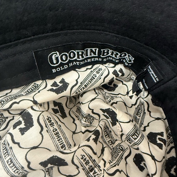 Goorin Brothers Fedora Hat Large Black Cap Wool Polyester Blend - Picture 4 of 7